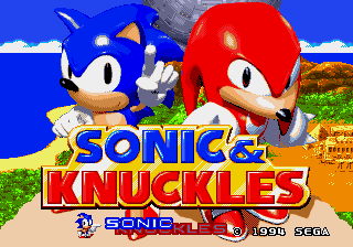 Sonic & Knuckles (0608 Prototype) Title Screen